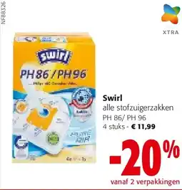 Colruyt Swirl alle stofzuigerzakken aanbieding