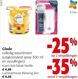 Colruyt Glade Kaars Anti-Tabak Vanille aanbieding