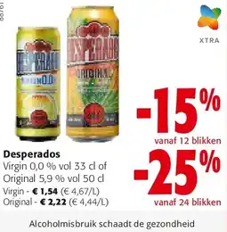 Colruyt Desperados Virgin aanbieding