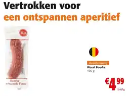 Colruyt Worst Boerke 400 aanbieding