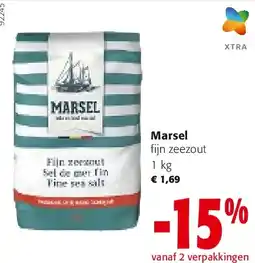 Colruyt Marsel fijn zeezout 1 k aanbieding