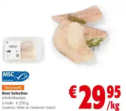 Colruyt Boni Selection schelvishaasjes aanbieding