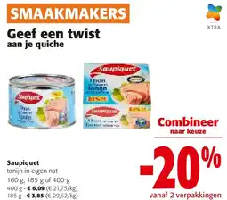 Colruyt Saupiquet tonijn in eigen nat aanbieding