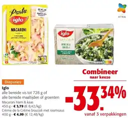 Colruyt Macaroni Ham & kaas 450 g aanbieding