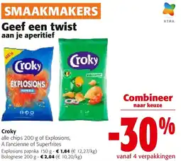 Colruyt Croky Explosions paprika 150 g aanbieding