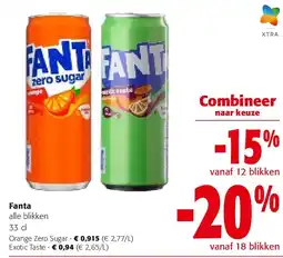 Colruyt Fanta Orange Zero Sugar aanbieding