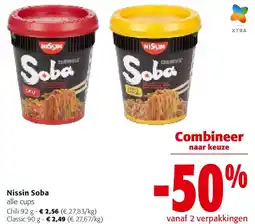 Colruyt Nissin Soba Chili 92 g aanbieding