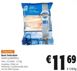 Colruyt Boni Selection Alaska-pollakfilets aanbieding
