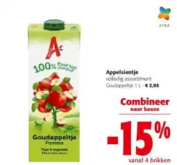 Colruyt Appelsientje volledig assortiment Goudappeltje 1 L aanbieding