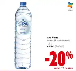 Colruyt Spa Reine natuurlijk mineraalwater 1,5 L aanbieding