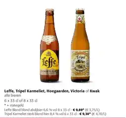 Colruyt Leffe Blond blond abdijbier 6,6 % vol 8 x 33 cl aanbieding