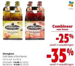 Colruyt Strongbow Gold Apple aanbieding