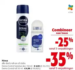 Colruyt Nivea Derma Control Sensitive deo 150 ml aanbieding