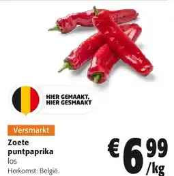 Colruyt Zoete puntpaprika aanbieding