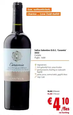 Colruyt Salice Salentino D.O.C. ‘Caramia’ 2022 aanbieding