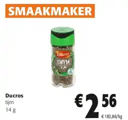 Colruyt Ducros tijm 14 g aanbieding