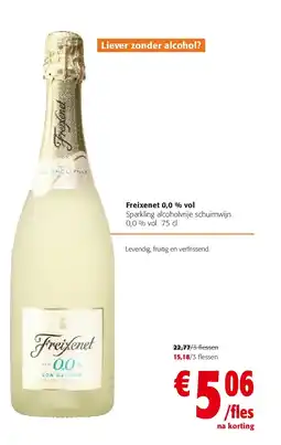 Colruyt Freixenet 0,0 % vol aanbieding
