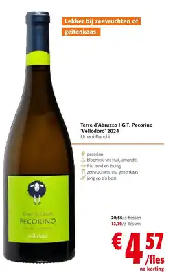 Colruyt Terre d’Abruzzo I.G.T. Pecorino ‘Vellodoro’ 2024 aanbieding