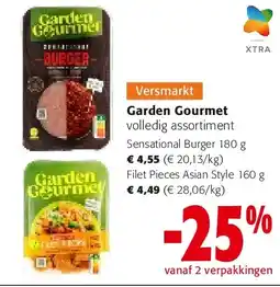 Colruyt Garden Gourmet volledig assortiment Sensational Burger 180 g aanbieding
