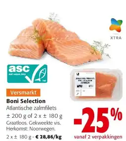 Colruyt Boni Selection Atlantische zalmfilets aanbieding