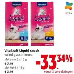 Colruyt Vitakraft Liquid snack aanbieding