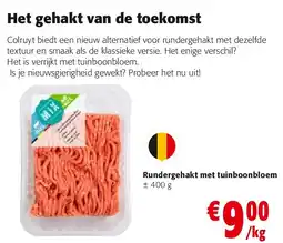 Colruyt Rundergehakt met tuinboonbloem aanbieding