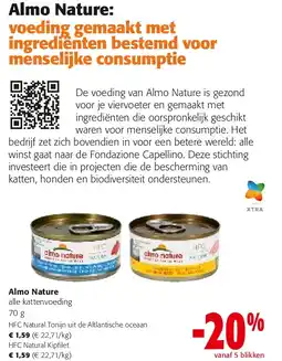 Colruyt HFC Natural Tonijn uit de Altlantische oceaan aanbieding