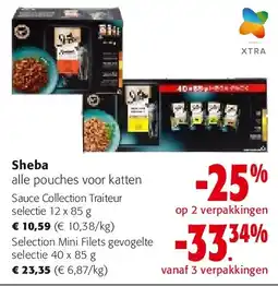 Colruyt Sheba selectie 12 x 85 g aanbieding