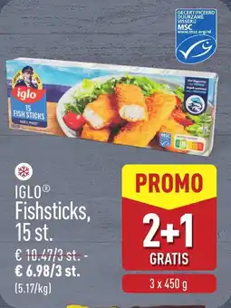 ALDI Iglo Fishsticks aanbieding