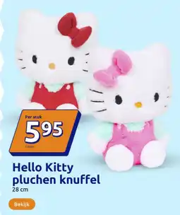 Action Hello Kitty pluchen knuffel aanbieding