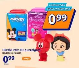 Action Puzzle Palz 3D-puzzelgum aanbieding
