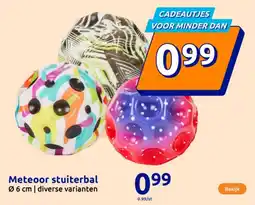Action Meteoor stuiterbal aanbieding
