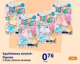 Action Squishmeez Stretchfiguren aanbieding