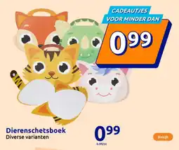 Action Dierenschetsboek aanbieding