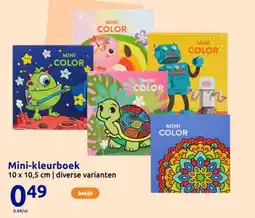 Action Mini-kleurboek aanbieding