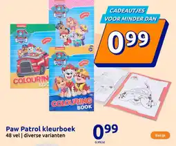 Action Paw Patrol kleurboek 48 vel aanbieding