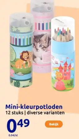 Action Mini-kleurpotloden aanbieding