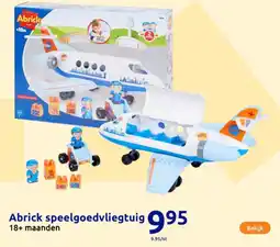 Action Abrick speelgoedvliegtuig aanbieding