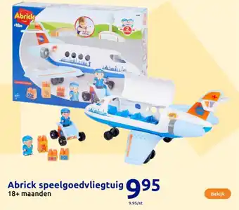 Action Abrick speelgoedvliegtuig aanbieding