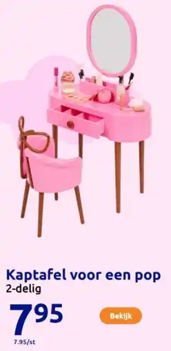 Action Kaptafel voor een pop aanbieding