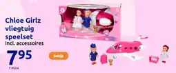Action Chloe Girlz vliegtuig speelset aanbieding