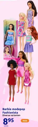 Action Barbie modepop Fashionista aanbieding