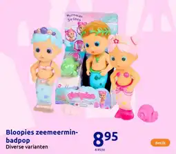 Action Bloopies Zeemeermin Badpop aanbieding