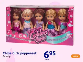 Action Chloe Girlz poppenset aanbieding