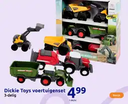 Action Dickie Toys voertuigenset aanbieding