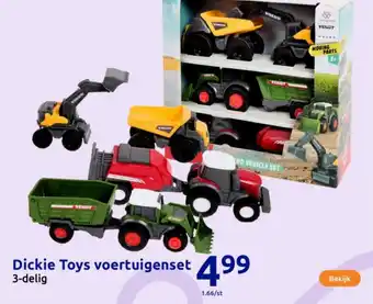 Action Dickie Toys voertuigenset aanbieding