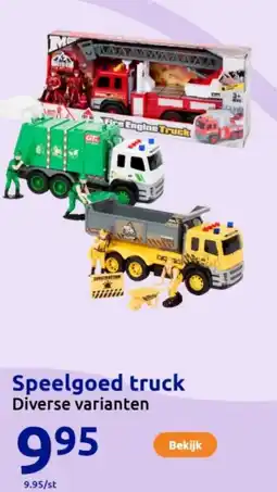 Action Speelgoed truck aanbieding
