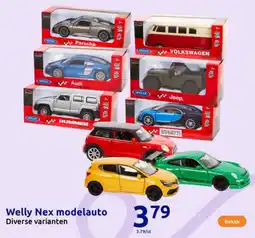 Action Welly Nex modelauto aanbieding
