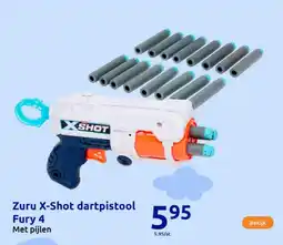 Action Zuru X-Shot dartpistool Fury 4 aanbieding