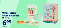 Action Mini Matters houten blender aanbieding